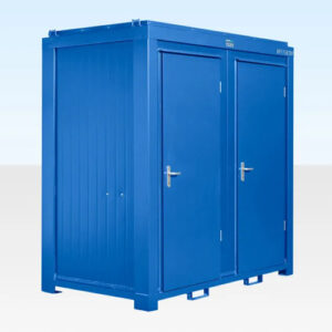 1+1 Double Mains Toilet 8Ft x 5Ft (Blue)